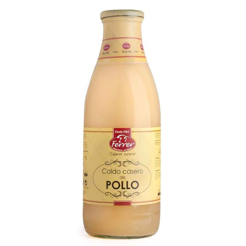 CALDO DE POLLO BOTELLA 1L